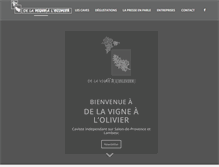 Tablet Screenshot of delavignealolivier.com